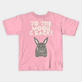TO THE MOON AND BACK Kids T-Shirt